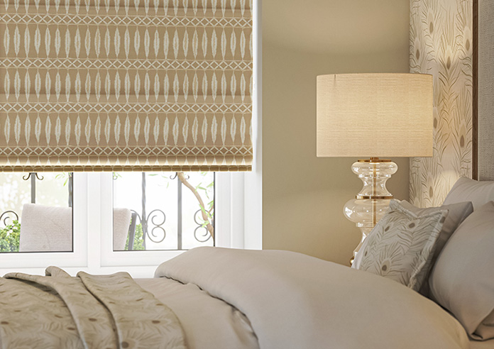 Nazca, Heritage Gold - Twist&Fit Roman Blind - Image 5